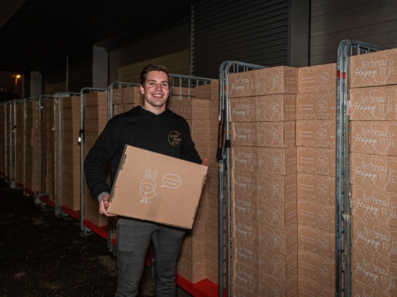 Nick Nabben bij kerstpakketten Soupa Doupa
