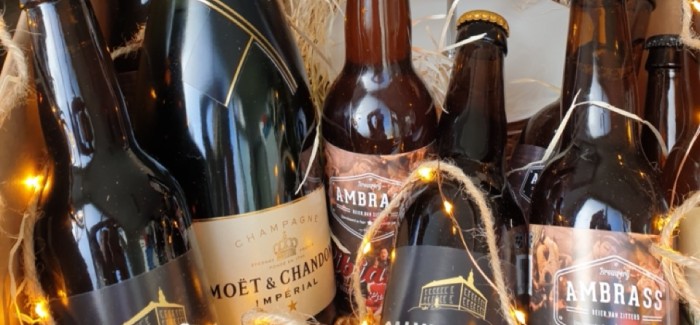 Pakket vol met bier en wijn
